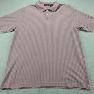 Vintage Axcess Waffle Knit Polo Shirt Size L